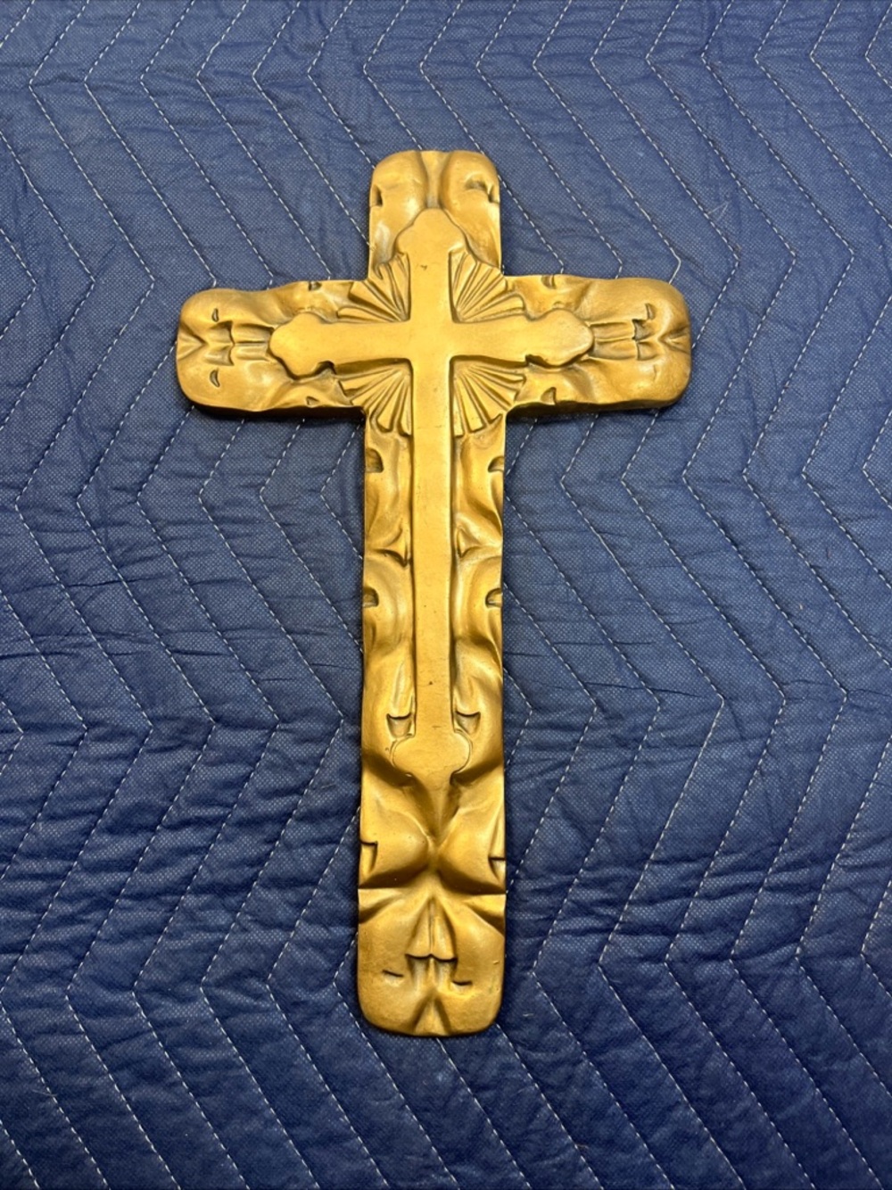 Gold Decorative Wall Cross - Classic Home Accent